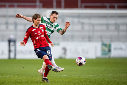 Östers Oliver Silverholt och Västerås Filip Tronét