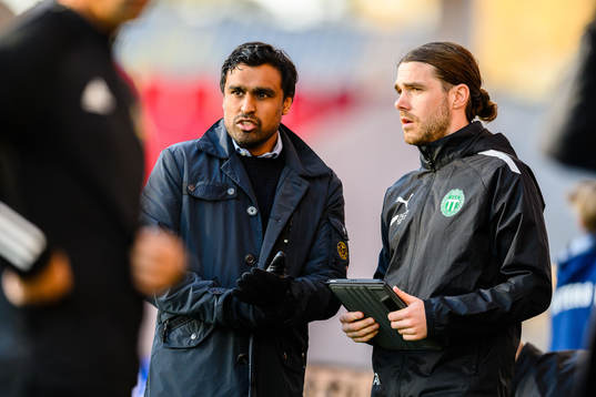 Västerås tränare Kalle Karlsson och assisterande