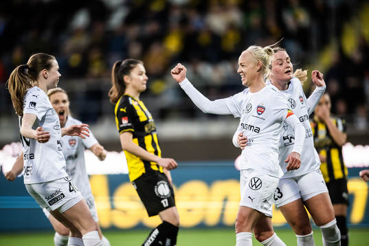 Rosengårds Caroline Seger jublar efter 2-2