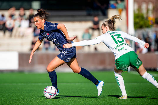 Rosengårds Katrine Veje mot Hammarbys Matilda Vinberg
