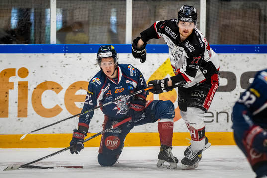 Halmstads Victor Gagic och Hudiksvalls William Nilsson