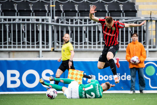 Brommapojkarnas Oscar Krusnell och Jönköpings Daniel