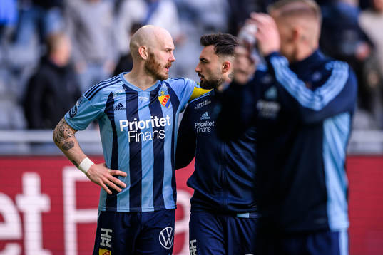 Djurgårdens Magnus Eriksson och Sead Haksabanovic