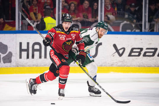 Luleås Julius Honka och Färjestads Pontus Widerström