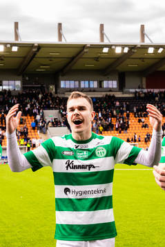 Västerås Dusan Jajic jublar