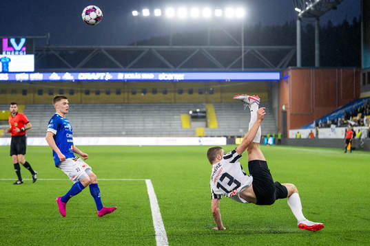 Norrbys Gustav Berggren och Landskronas Erik Hedenquist