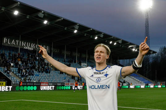 IFK Norrköpings Daniel Fritz Eid jublar