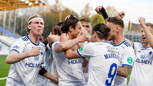 IFK Norrköpings Daniel Fritz Eid jublar