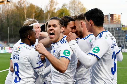 IFK Norrköpings Eman Markovic jublar