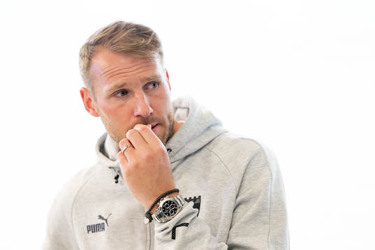 Malmö FFs Ola Toivonen  i mixade zonen
