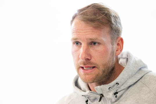 Malmö FFs Ola Toivonen  i mixade zonen