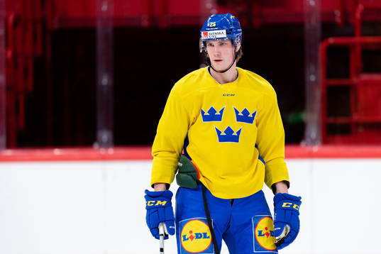 Elmer Söderblom of the Swedish national ice hockey team