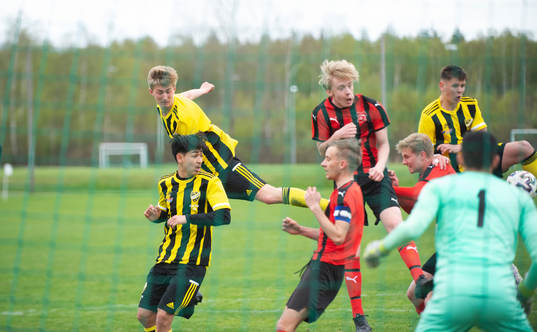 i matchen för U19 (U17) mellan IFK Hässleholm och Eslövs BK i Hässleholm 7 maj 2022.