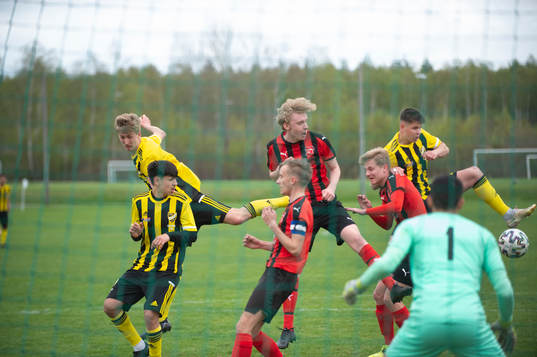 i matchen för U19 (U17) mellan IFK Hässleholm och Eslövs BK i Hässleholm 7 maj 2022.