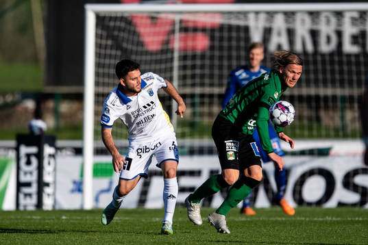 Sirius Edi Sylisufay och Varbergs Hampus Zachrisson