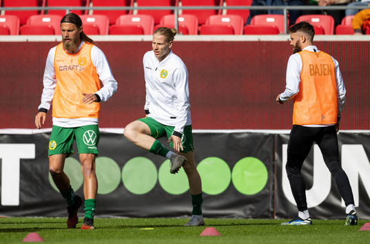 Hammarbys Björn Paulsen och Gustav Ludwigson