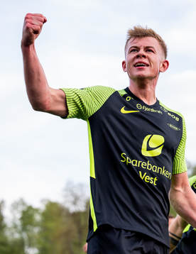 Aune Selland Heggebø of Brann celebrates