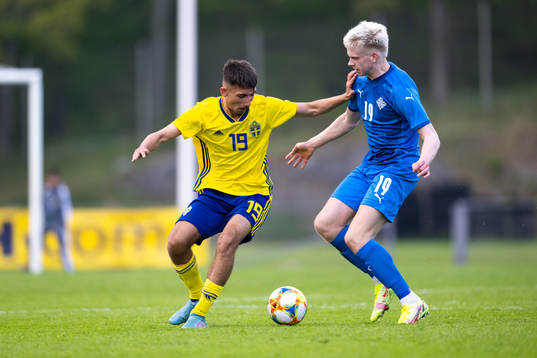 Sveriges Alexandru Ghita och Islands Kjartan Már Kjartansson