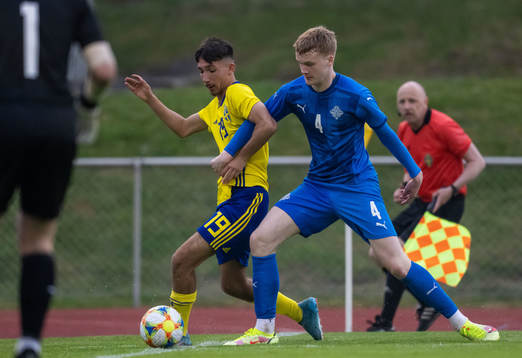Sveriges Alexandru Ghita och Islands Thorri Stefán Thorbjörnsson