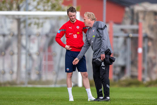 Rasmus Jönsson och tränare Jörgen Lennartsson