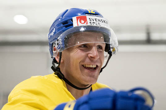 Max Friberg celebrates