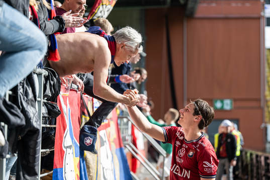 Örgrytes Kevin Ackermann tack publiken