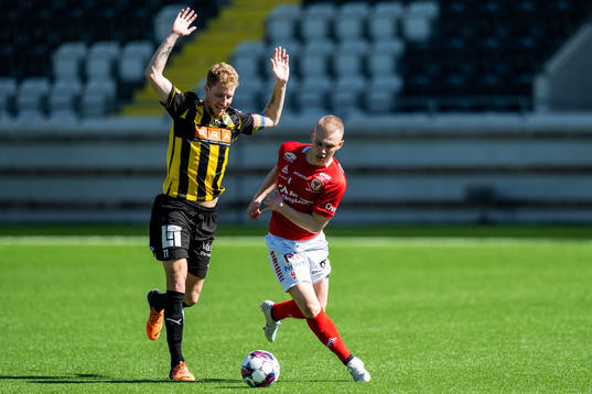 Häckens Samuel Gustafson och Kalmars Isak Jansson