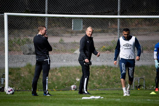 Tränare Brynjar Gunnarsson och Utvecklingschef Sören Börjesson