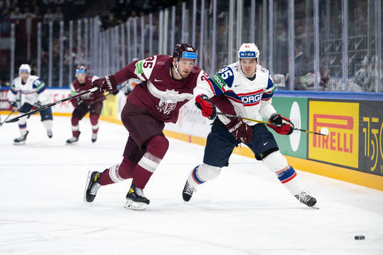 Oskars Batna of Latvia and Michael Haga of Norway