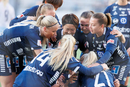 Linköpings spelare jublar