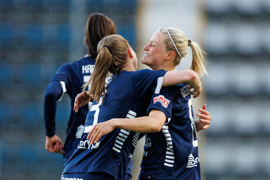 Linköpings Johanna Svedberg jublar