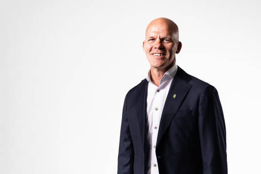 Jens T Andersson, landslagschef Svenska fotbollförbundet, poserar för ett porträtt