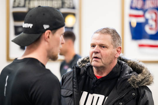målvakt Lars Johansson och Lars ”Mascot” Ahlqvist