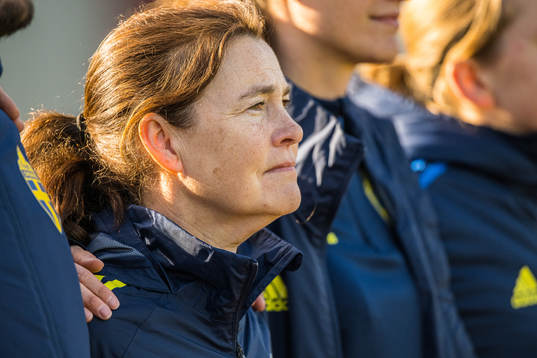 Sveriges förbundskapten Lotta Hellenberg
