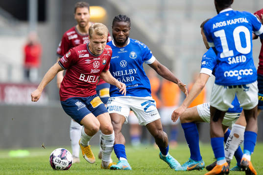 Örgrytes Hampus Dahlqvist och Trelleborgs Henry Offia