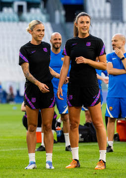 Maria Pilar Leon and Ingrid Syrstad Engen of Barcelona