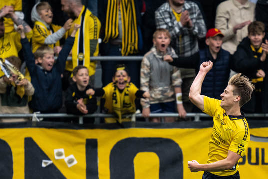 Elfsborgs Oliver Zandén jublar