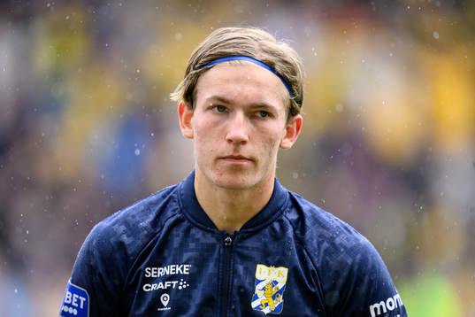 IFK Göteborgs Johan Bångsbo vid lineup innan