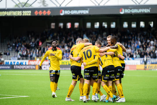 Elfsborgs spelare jublar