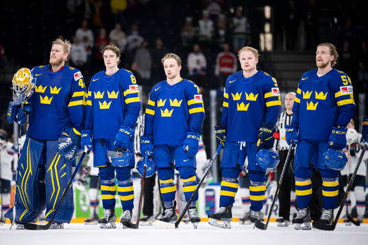 goaltender Magnus Hellberg, Nils Åman, Rasmus Asplund,
