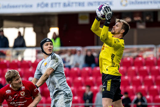 Djurgårdens målvakt Jacob Widell Zetterström och Kalmars