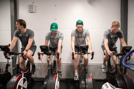 Målvakt Christoffer Rifalk, målvakt Calle Clang, William