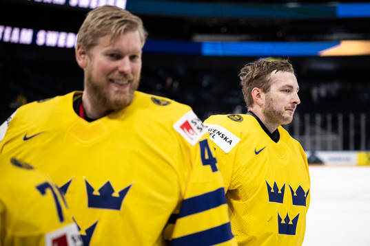 Goaltender Magnus Hellberg and goaltender Linus Ullmark of