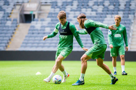 Hammarbys Joel Nilsson och Björn Paulsen