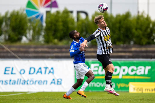 Trelleborgs Mohammed Saeid och Landskronas Linus R Olsson