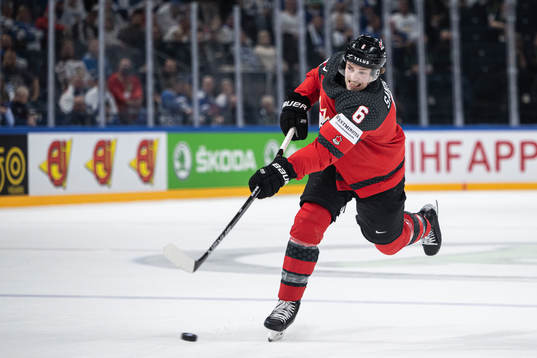 Travis Sanheim of Canada