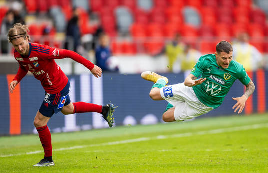 Östers Oliver Silverholt och Jönköpings Adrian Edqvist