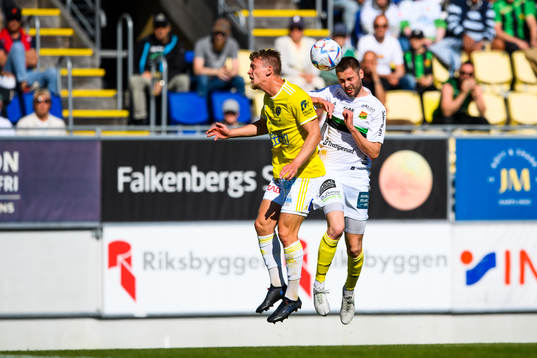 Falkenbergs Robin Hofsö och GAIS Axel Norén
