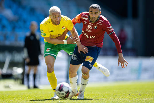 Dalkurds Alex Simovski och Örgrytes Sargon Abraham