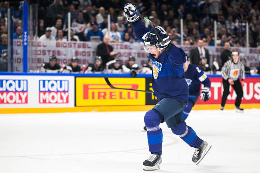 Harri Pesonen of Finland celebrates